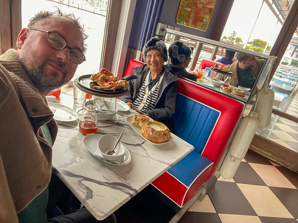 Tom Watson and the late Francesca Valdez