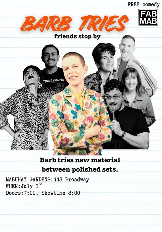 Barb Tries New Material Between Polished Sets